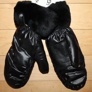 NWT UGG WOMEN'S BLACK WINTER MITTENS